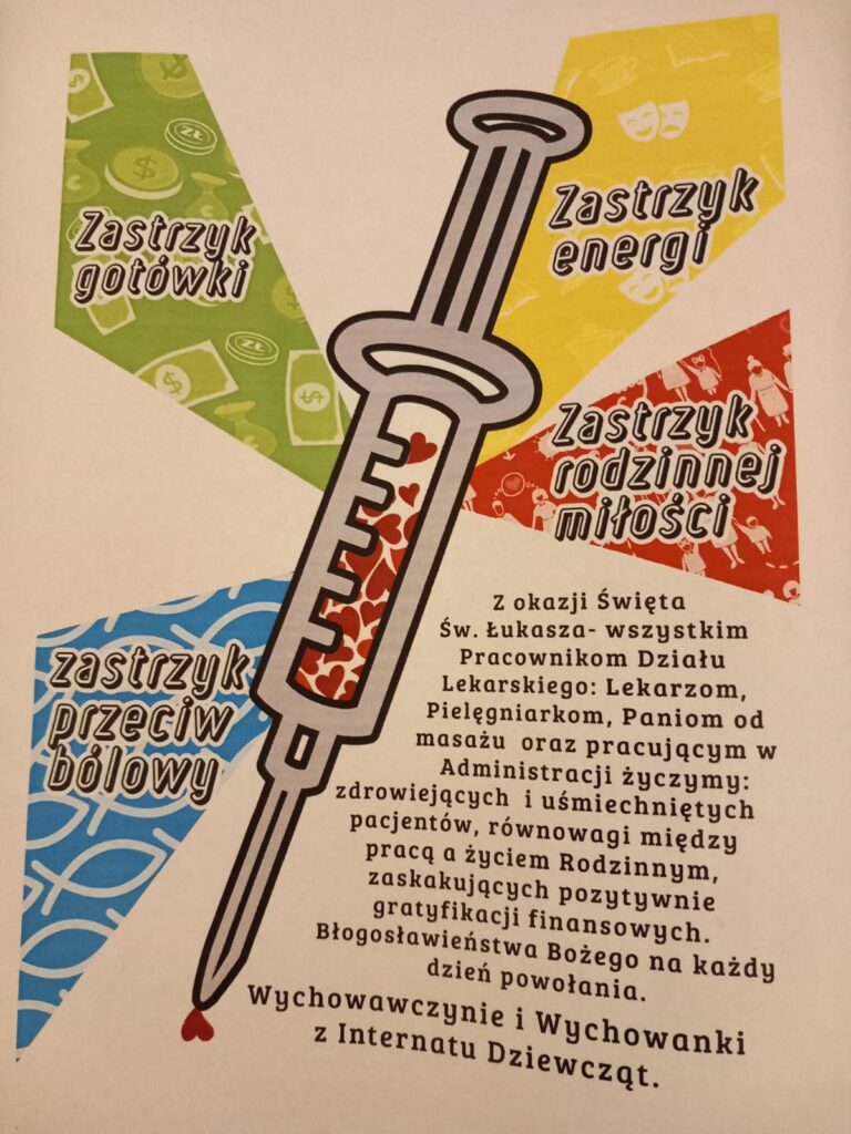 Laurka z życzeniami
