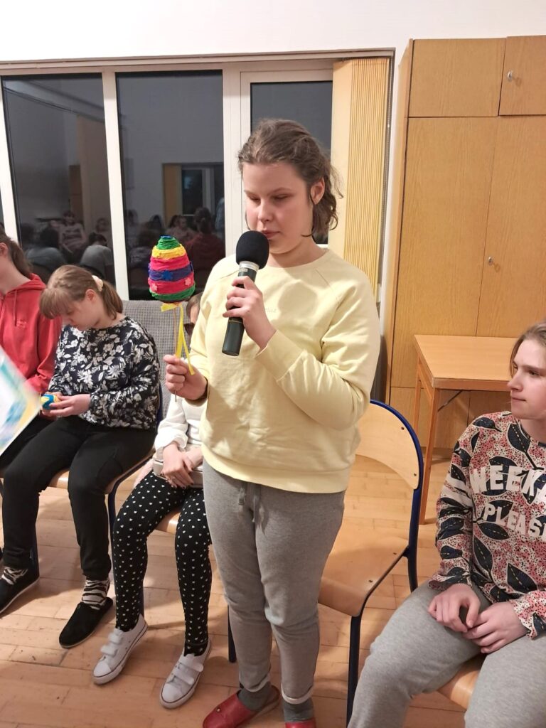 Konstancja w trakcie swojej prezentacji