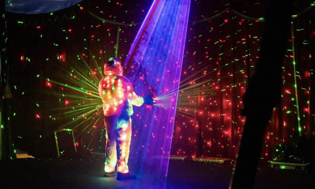 Pokaz świateł laserowych