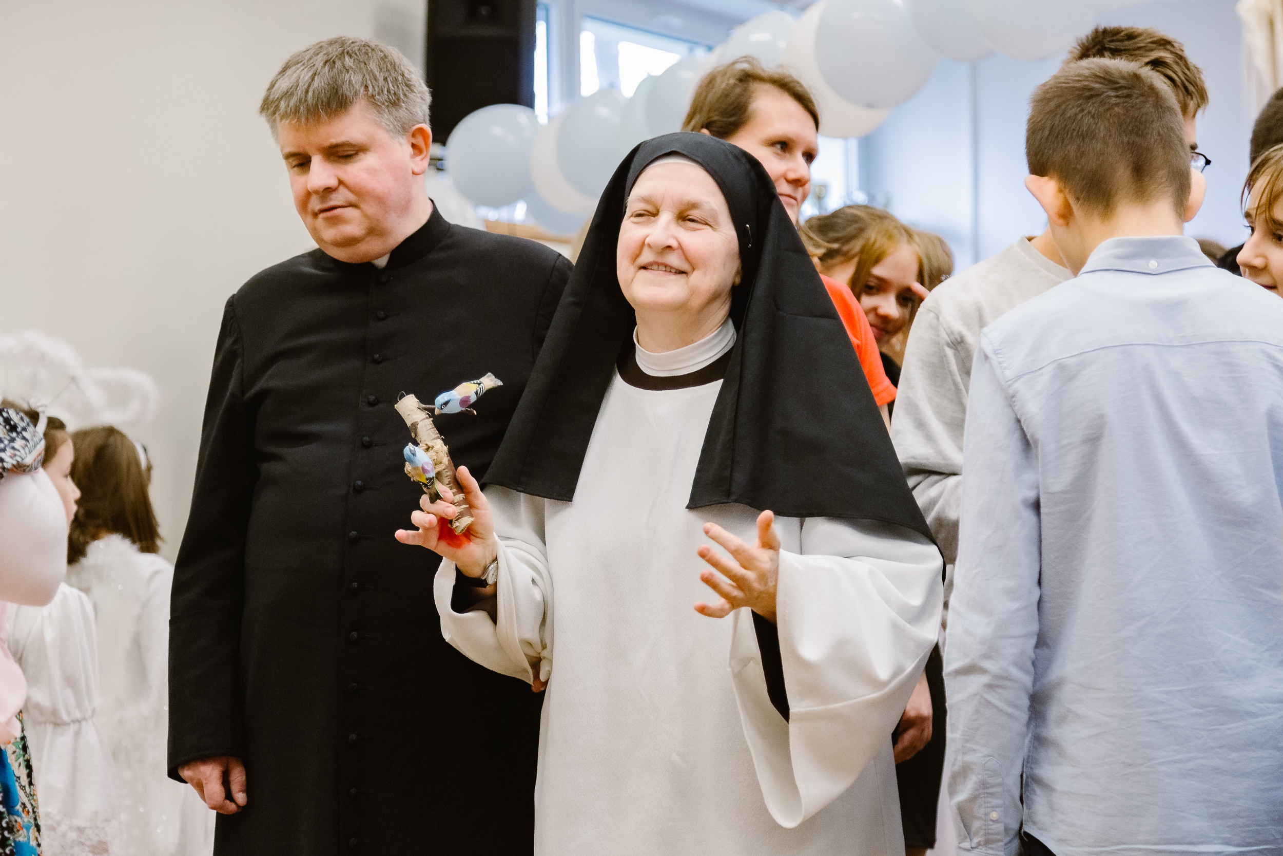 Siostra w przebraniu św. Idy.