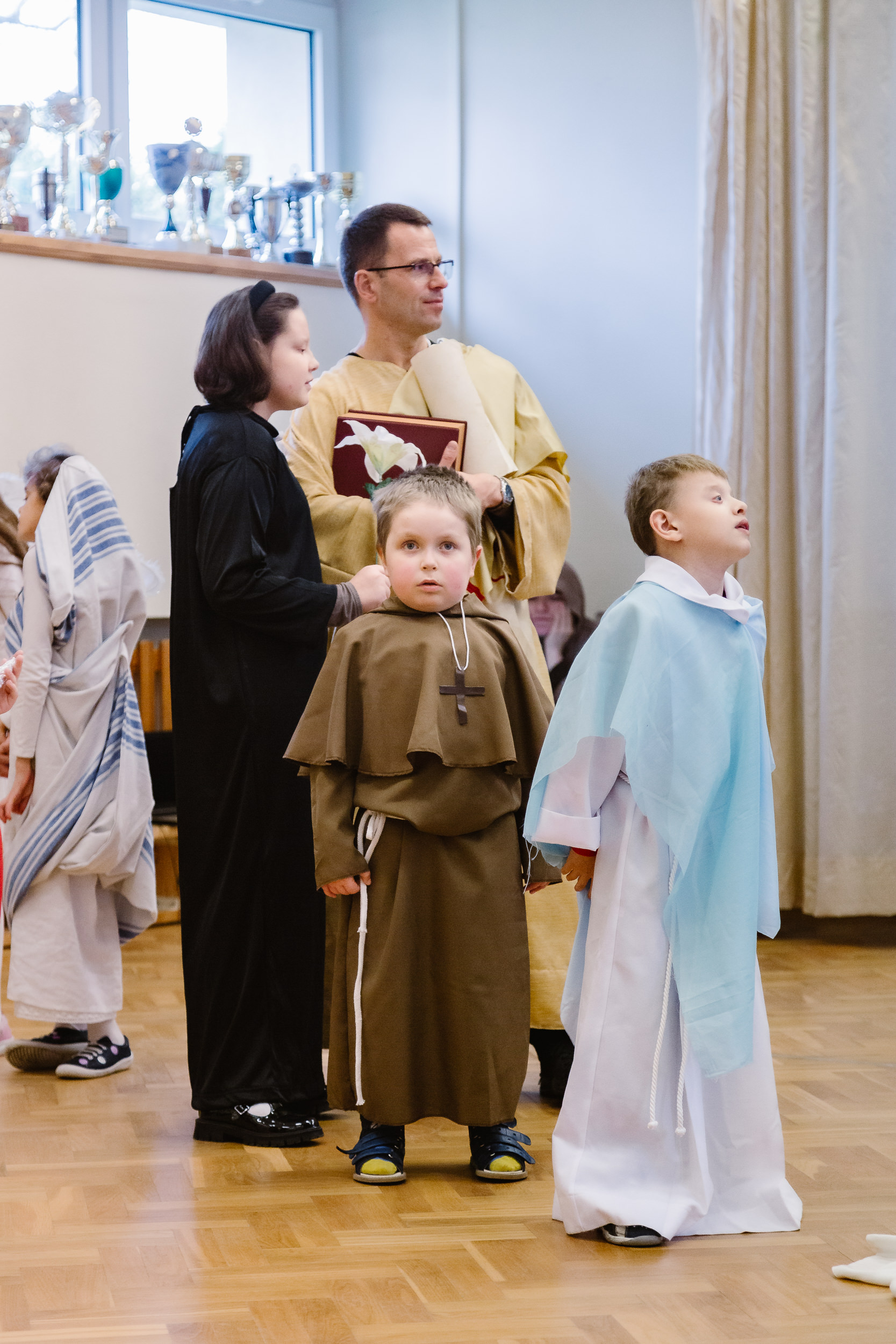 Ksiądz Marek Gątarz jako św. Marek.