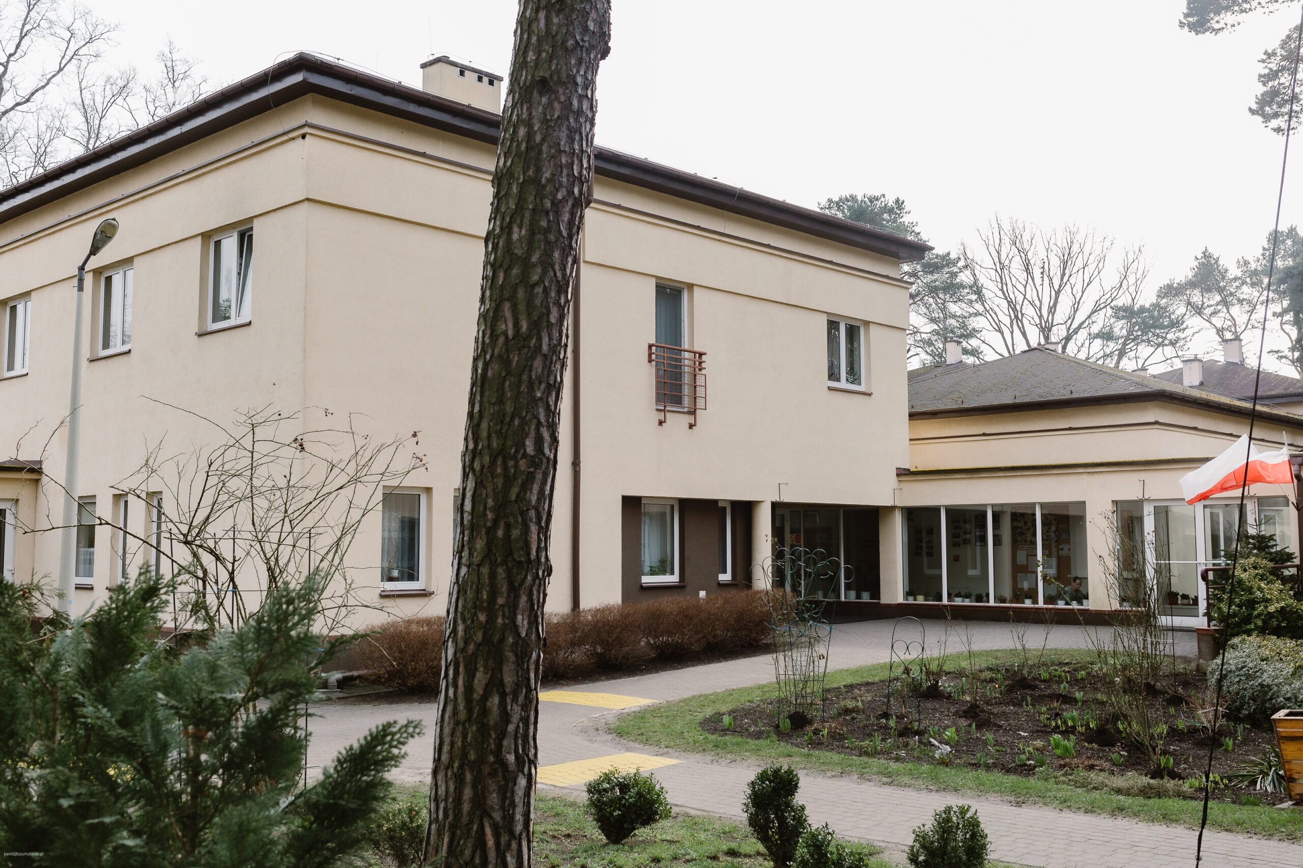 Budynek internatu dla dziewcząt.