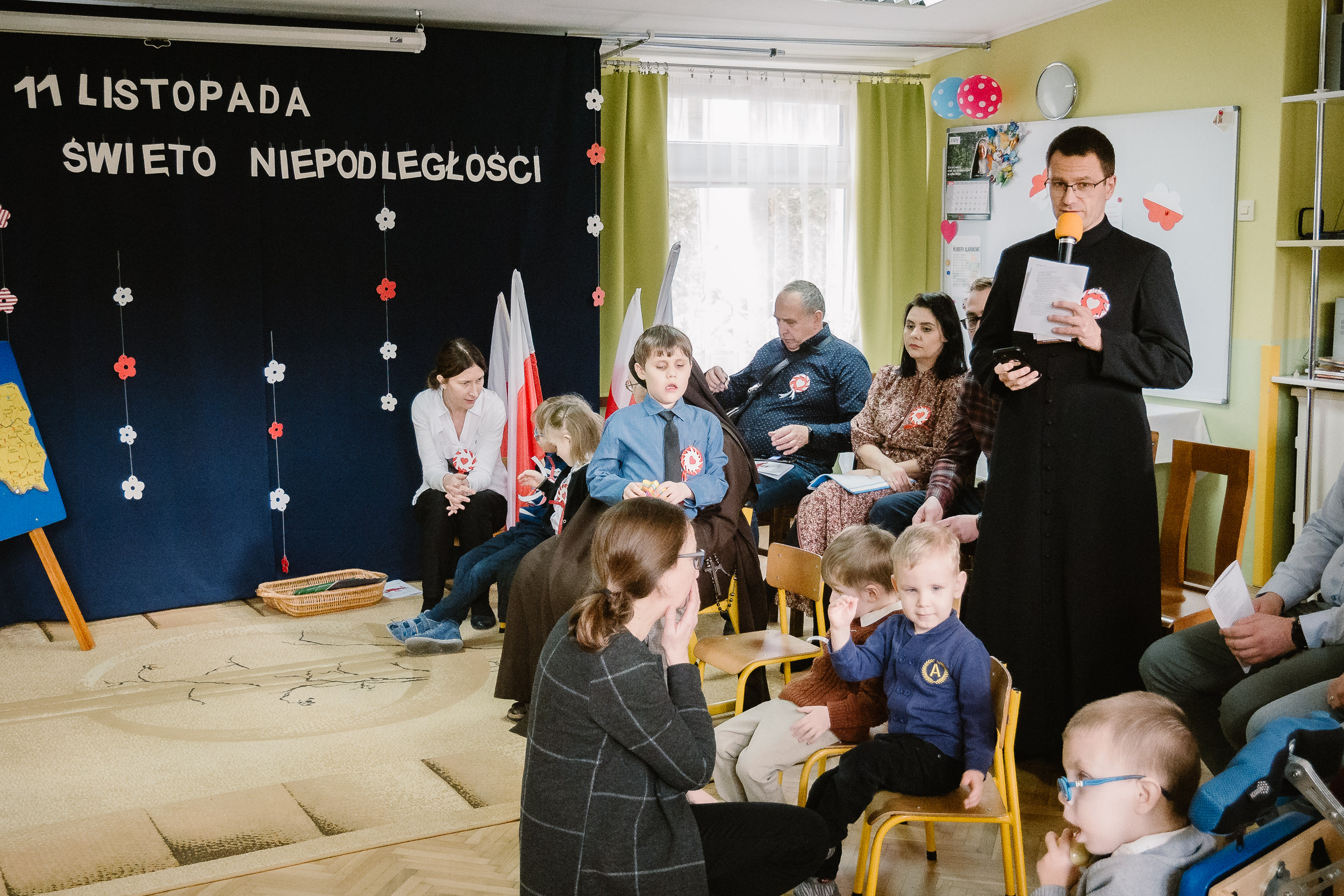 Ksiądz Marek Gątarz rozpoczął spotkanie od modlitwy.