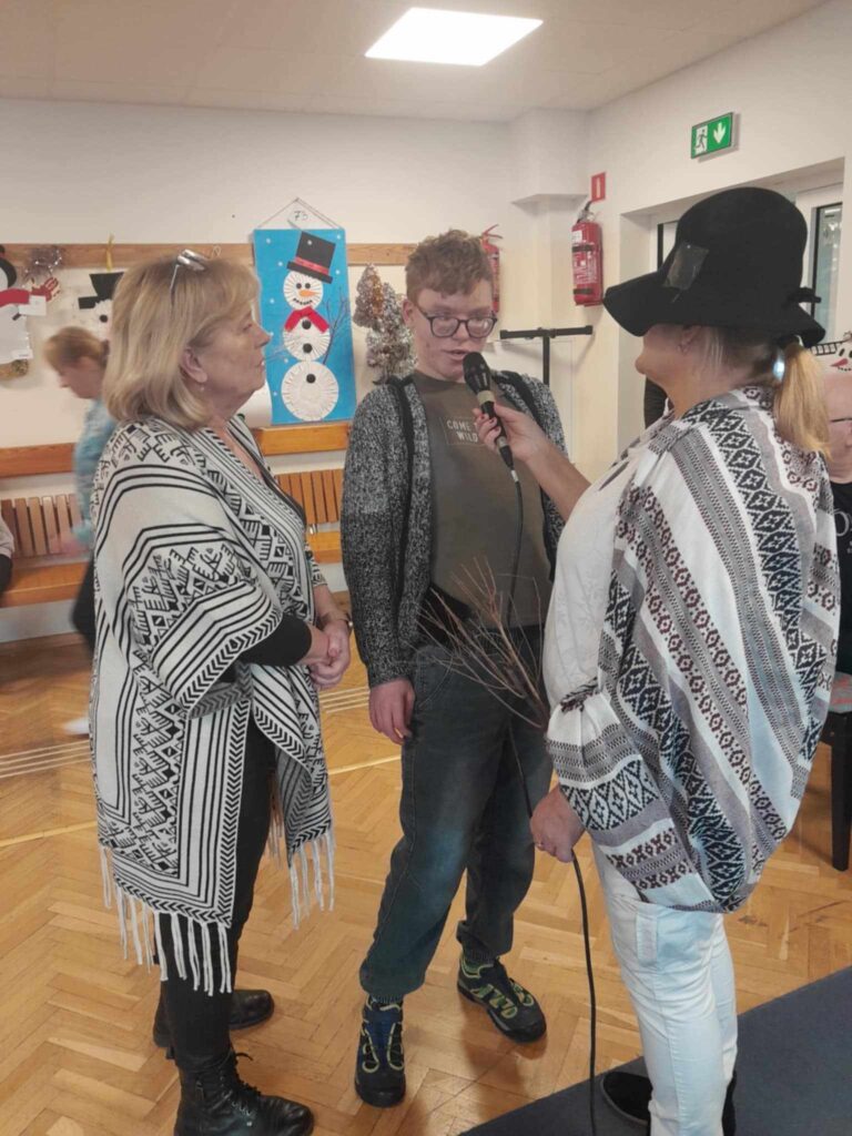 Ignacy opowiada o technice wykonania bałwanka