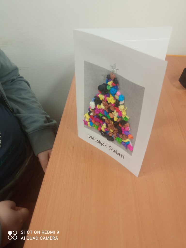 Gotowa kartka świąteczna