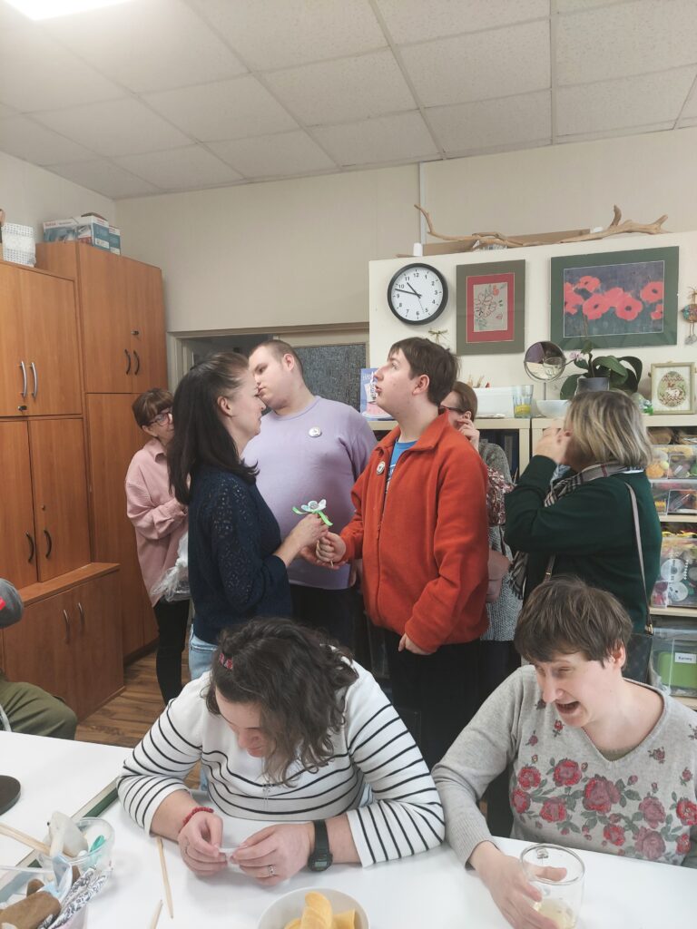Ludwik dziękuję instruktorce za przeprowadzone zajęcia