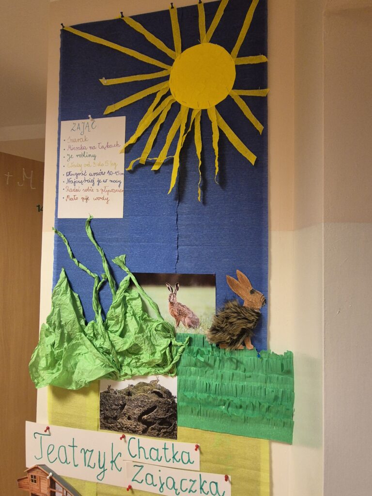 Gazetka w grupie 4 Teatrzyk Chatka Zajączka