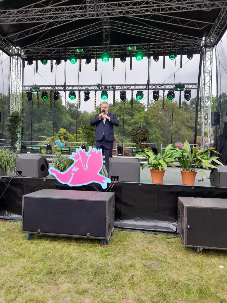 Piotr Rafalski na scenie