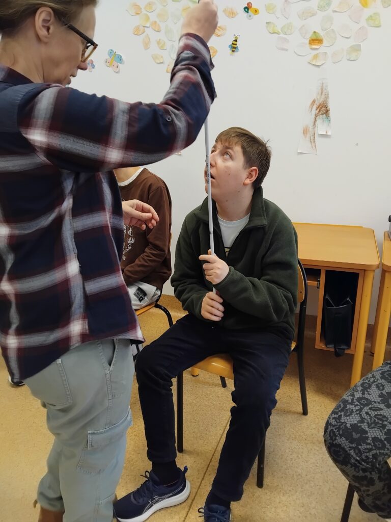 Ludwik ogląda laskę