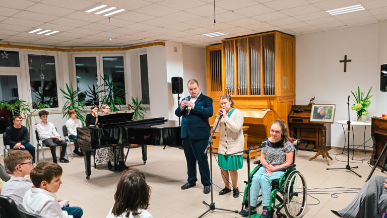 Występ uczniów szkoły muzycznej