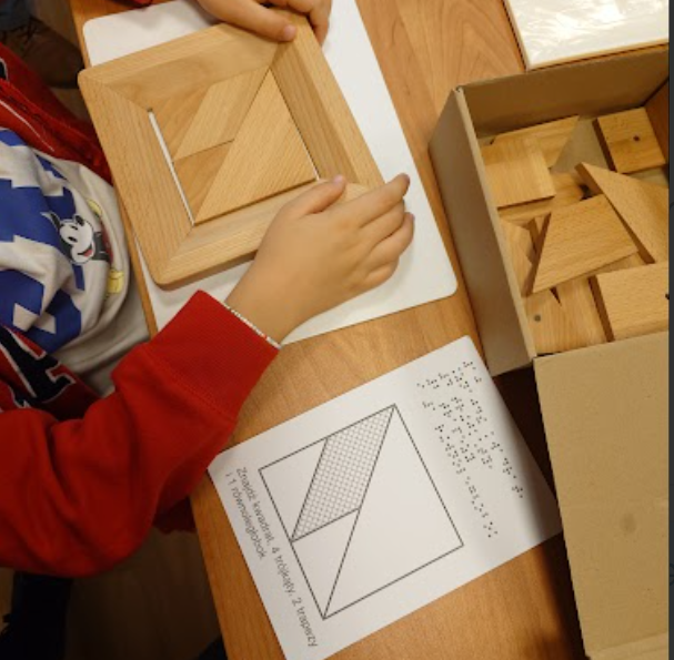 Organizator przestrzeni - Odczytujemy rysunki figur geometrycznych.