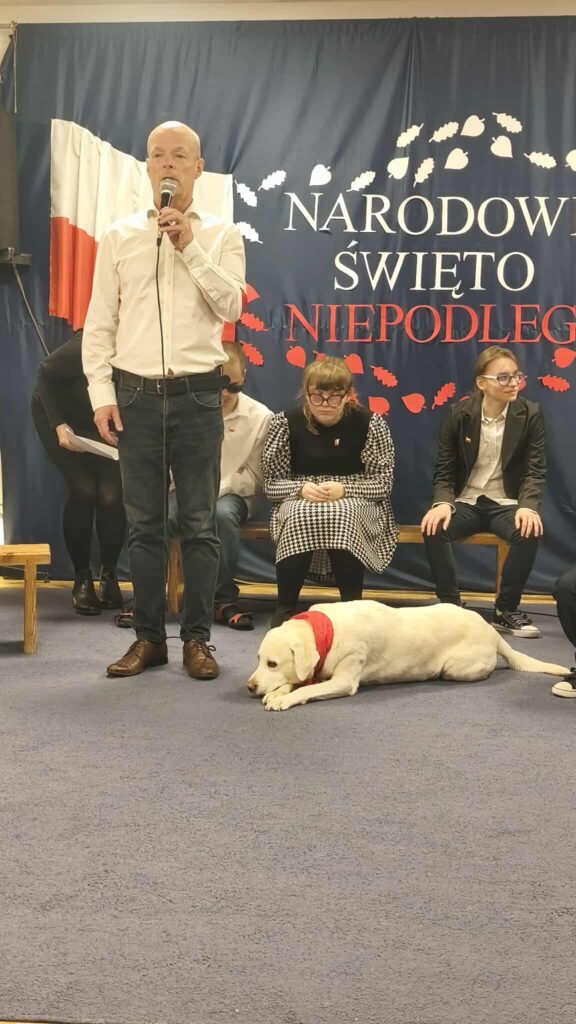 Pan dyrektor przemawia