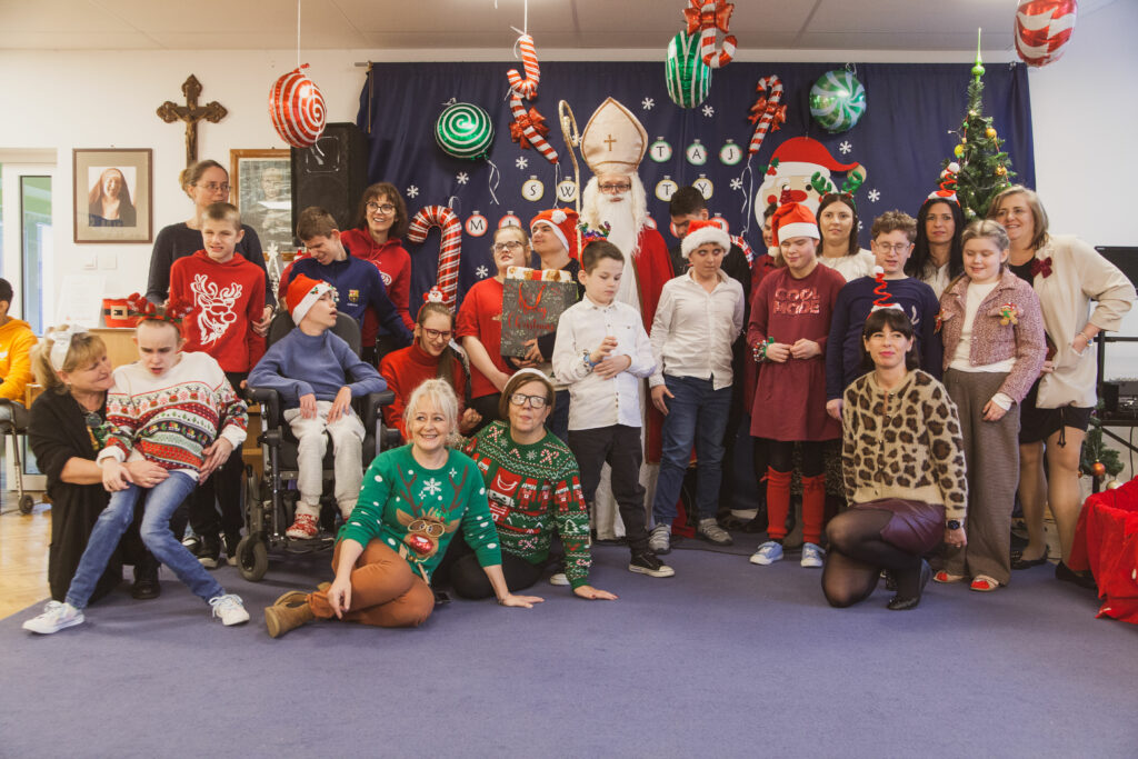 Wspólne zdjęcie z Mikołajem