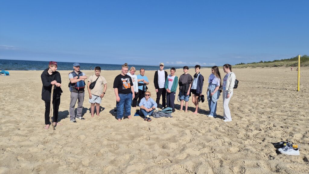 Wspólne zdjęcie na plaży