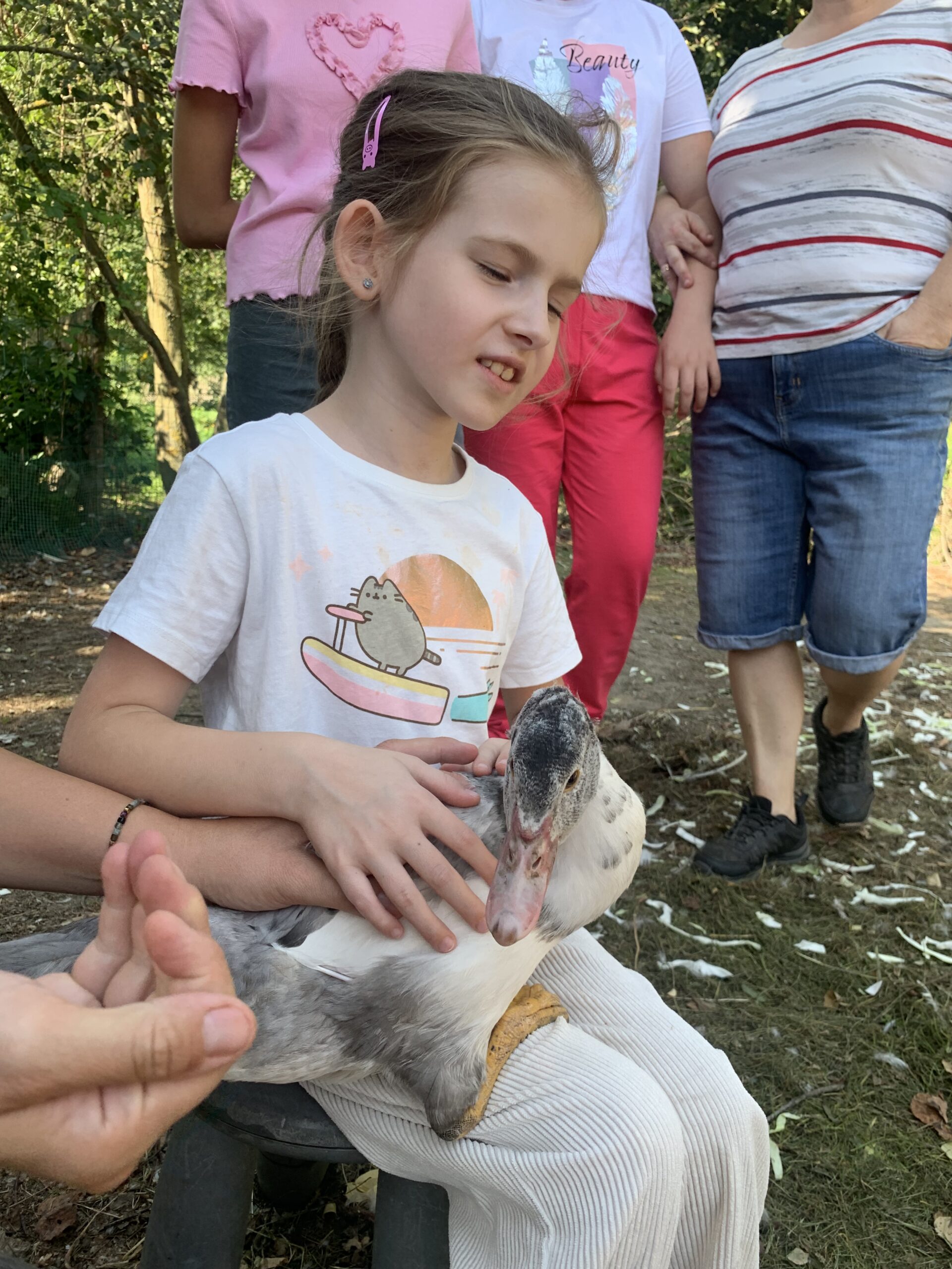 Natalka ogląda kaczkę