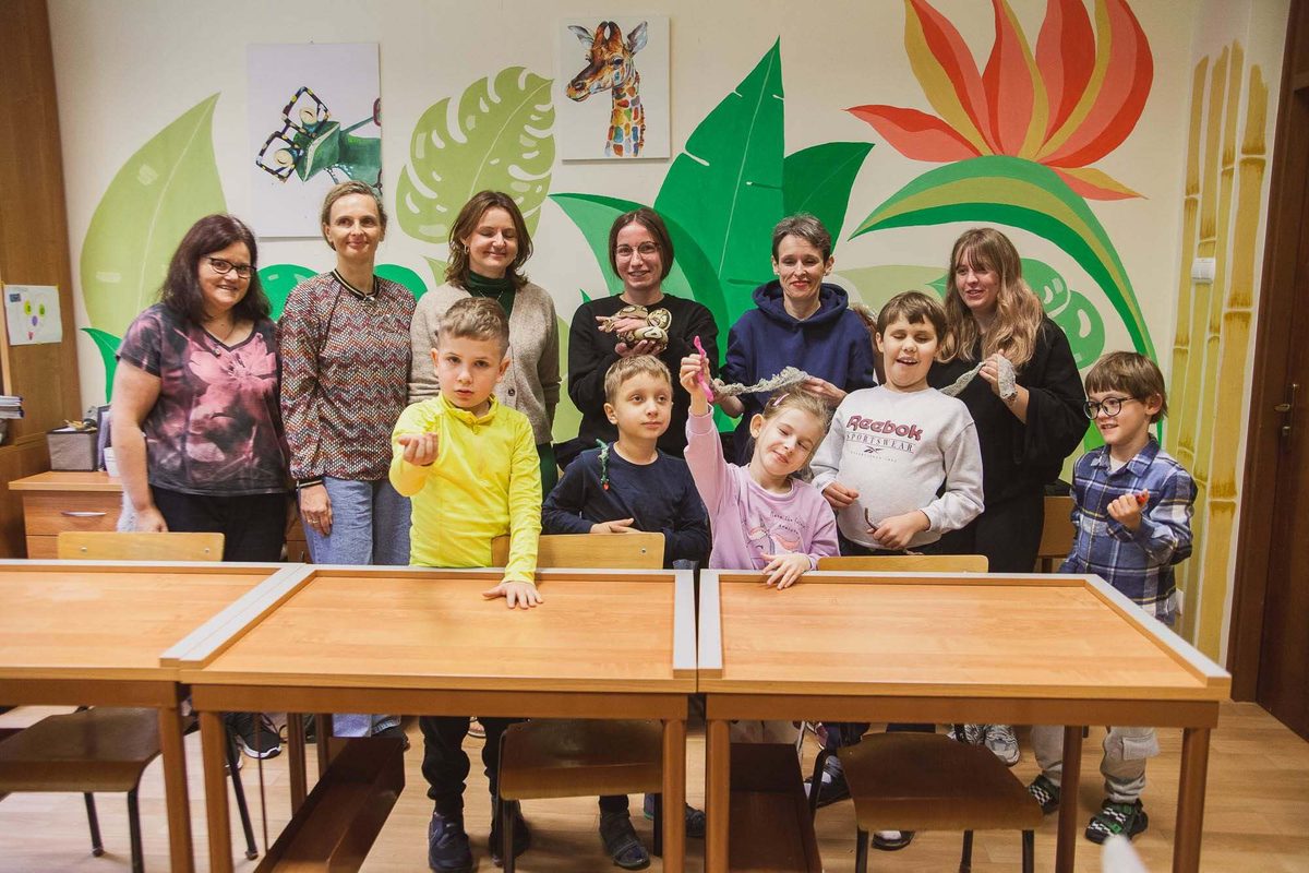 Warsztaty weterynaryjne w szkole w Laskach